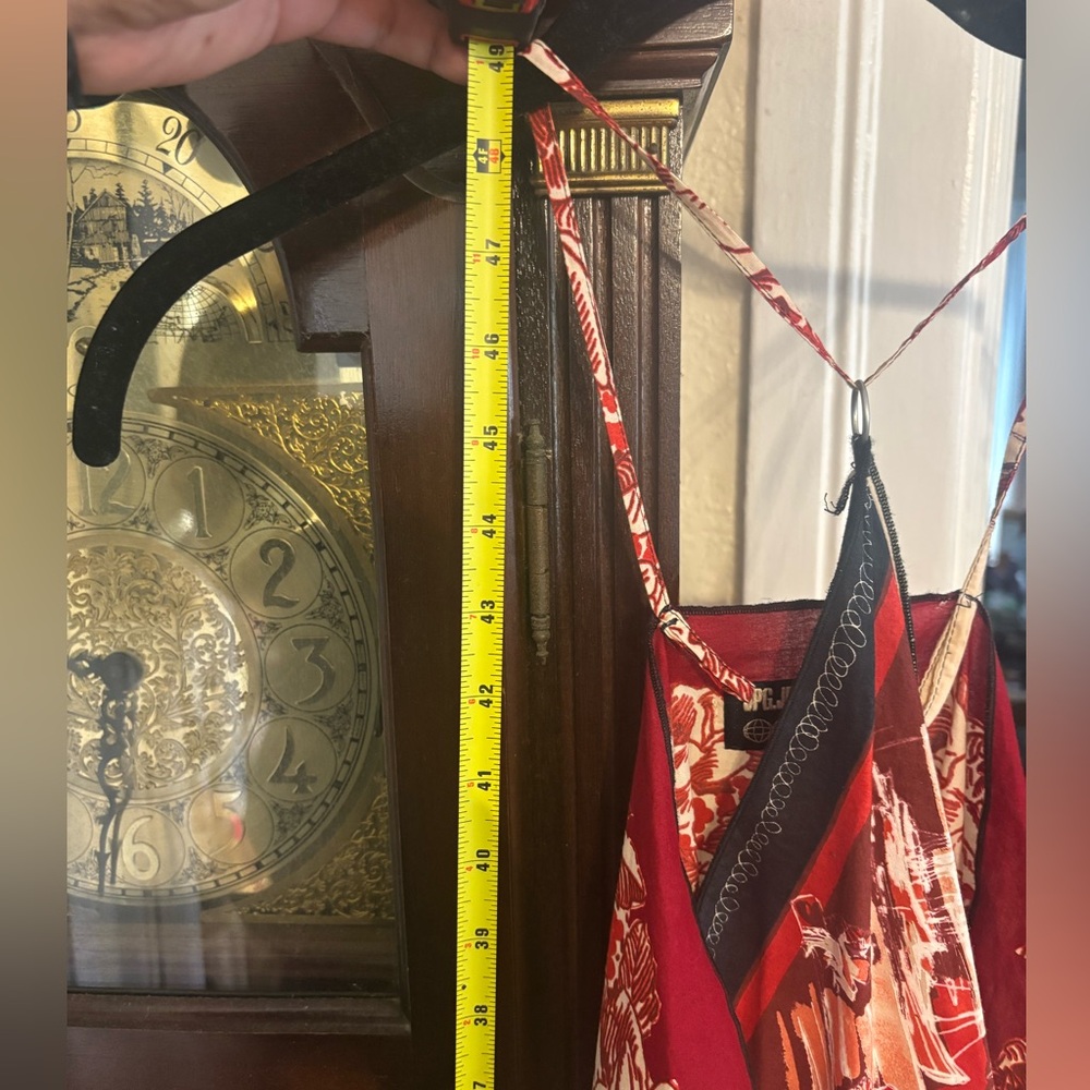 Jean Paul Gaultier JPG Scarf Print Asymmetrical Dress Vintage Boho Italy S - Picture 9 of 11